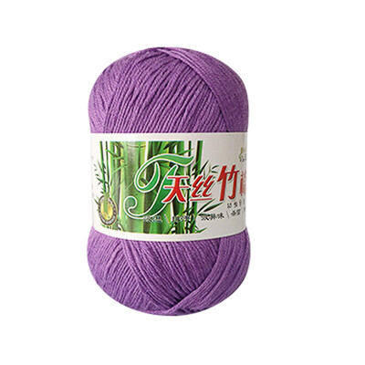 

Siaonvr New Bamboo Cotton Warm Soft Natural Knitting Crochet Knitwear Wool Yarn 50g I