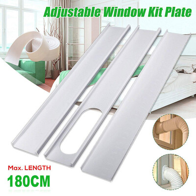 

〖Follure〗Window Adap Exhaust HoseTube Connector For Portable Air Conditioner Kit Plate