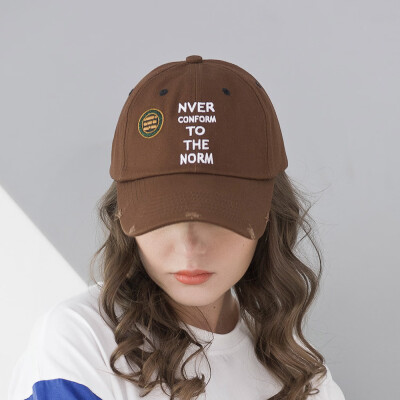 

Baseball cap Summer new sunscreen lady hat Street hip-hopping duck tongue hat embroidered round label male sunshade hat