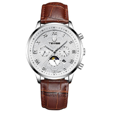 

TEVISE T846B Man Watch Big Dial Mechanical Watch Automatic Watch Skeleton Design Watch Self-Wind Mechanical Watch Automatic Wristw