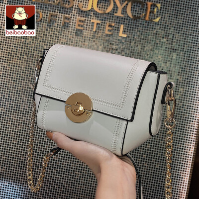 

On the new bag women 2019 new Korean fashion Joker shoulder saddle bag retro chain messenger bag