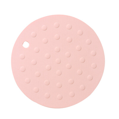 

Round Silica Gel Pads Heat Resistant Table Bowl Mats Non-slip Cushion Placement Pot Kitchen