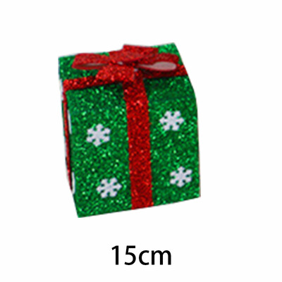 

Christmas Festival Decoration Gift Box Xmas Store Supplies Shop Window Present