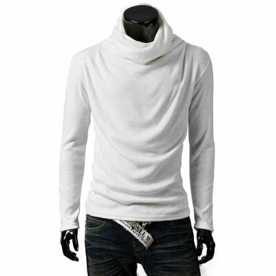 

Mens Casual Turtle Neck Pullover Knit Jumper Tops Warmer Sweater Shirt Blouse