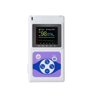 

CONTEC CMS60D Pulse Oximeter OLED Infant Kids Fingertip Blood Oxygen Saturation Monitor SpO2 PR Value Bar Graph Pulse Waveform