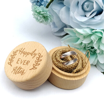 

Gobestart Ring Box Wedding Wooden Box Ring Storage Rings Organizer Wedding Party Accessory