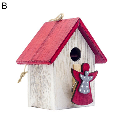

Christmas Heart Angel Star Cabin Ornament Xmas Tree Pendant Party Home Decor