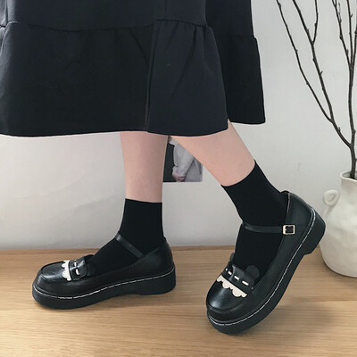 

Low uppers college wind students shoes leather shoes solid color leather shoes summer&autumn womens shoes flat soles tre