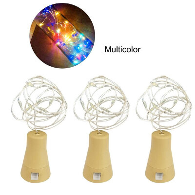 

10LEDs Solar Wine Bottle Light Waterproof Copper Wire Decorative Lamp String