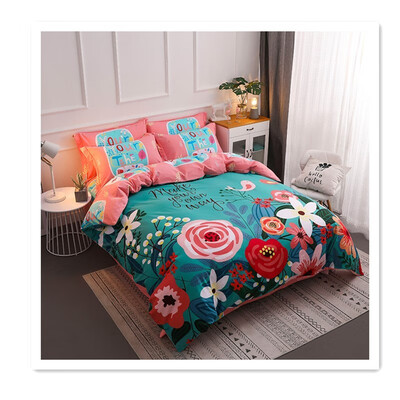 

Secret garden cotton bed four sets of supplies