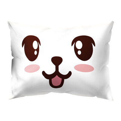 

〖Follure〗Naughty Expression Soft Peach skin Throw Pillow Pillow Cover 30x50cm Home Decor
