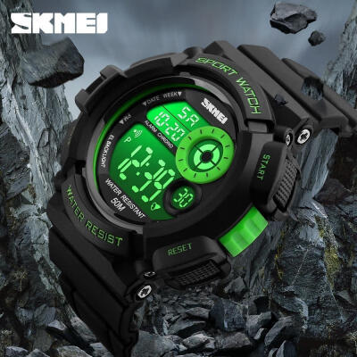 

Mens LED Digital Date Alarm Waterproof Rubber Sports Army Watch Wristwatch US