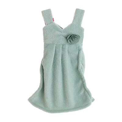 

Sweet Skirt Hanging Hand Dry Towel Absorbent Coral Fleece Bathroom Kitchen Wiper Hanging Hand Towel Kitchen Hand Towel