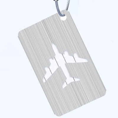 

〖Follure〗Aluminium Luggage Tags Suitcase Label Name Address ID Bag Baggage Tag Travel