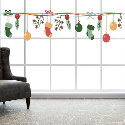 

〖Follure〗Creative Merry Christmas Art Wall Sticker Window Wall Sticker Home Decor