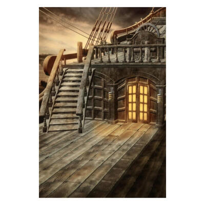 

3x5ft Old House Stairs Studio Photo Backdrop Photography Props