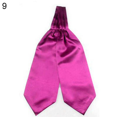 

Adjustable Plain Silky Self Tied Necktie Cravat Men Bow Tie Party Suit Accessory
