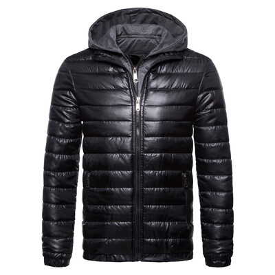 

Man Cotton-Padded Clothes Leisure Time Thickened Hoodie Coat