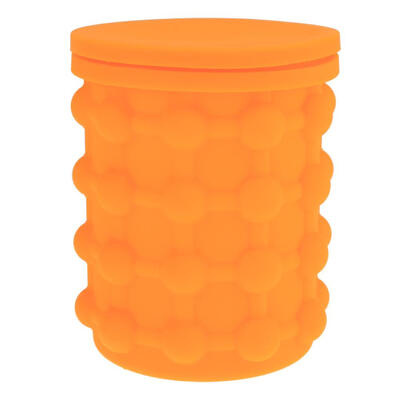 

Space Saving Silicone Ice Cube Storage Buckets Ice Blocks Barrel Holder