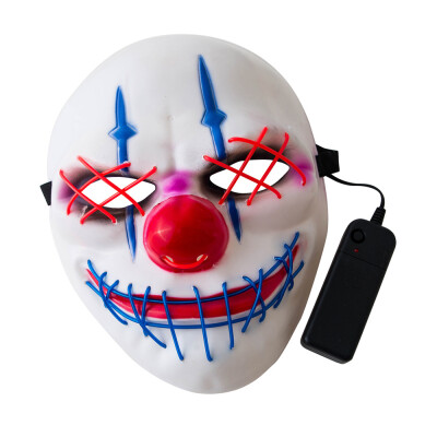 

Lighted Mask Scary Terror Party Funny Cold Light Illuminating Mask Scary Mask Cosplay Led Light Up Costume Mask Mask for Festival