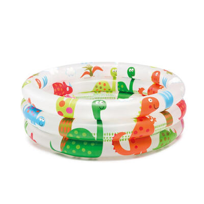 

Cartoon Dinosaur Print Inflatable Bathtub Baby Kids Round Swimming Pool