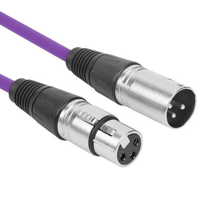 

1m XLR 3Pin Cable Male to Female Shielded Microphone Extension Wire Cord