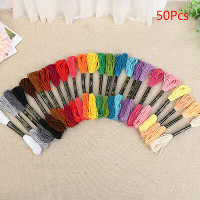 

Gobestart Premium Rainbow Color Embroidery Floss Cross Stitch Threads