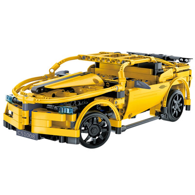 

Double E Cada Educational Assembled Car Building Block Toys