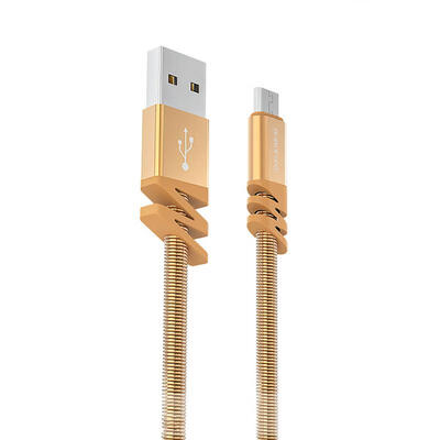 

Borofone BX27 Coiled Charge Cable Micro USB Type C Lightning Stainless Steel Charging Cord-Lightning