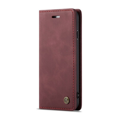 

CaseMe Retro Leather Case For iPhone XS MAX XR XS 6 7 8 Plus 5S se Hot 360 Luxury Magnetic Card Holder Wallet Cover Kickstand Case