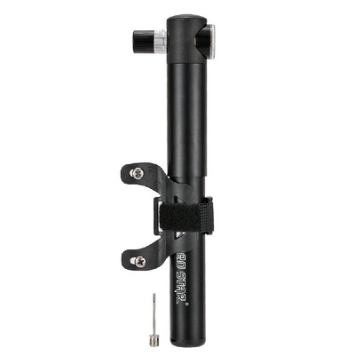 

Mini Portable High Pressure Bike Pump Air Pump Hand Pump Bike Tire Ball Inflator with Pressure Gauge Presta & Schrader Compatible