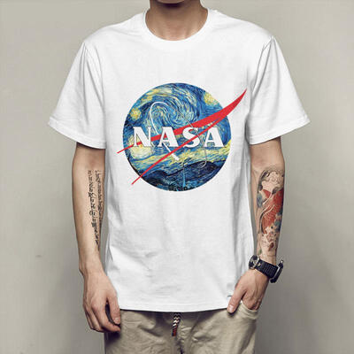 

Fashion Clothing Milky Way T-Shirt Solar System Stars Galaxy Print Summer Style Tee Tops T Shirt For WomenMen