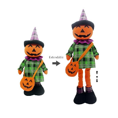 

Halloween Extendable Standing Doll Toy Halloween Party Supplies Decorations Ornaments Gift--Halloween
