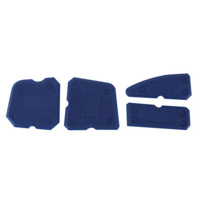 

4pcs Caulking Tool Kit Joint Sealant Edge Remover Scraper Blue Hand Tools