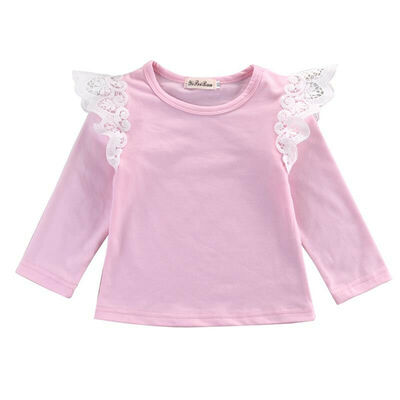 

SUNSIOM Newborn Baby Girl Infant Toddler Clothes Long Sleeve T-shirts Tops Outfit Blouse