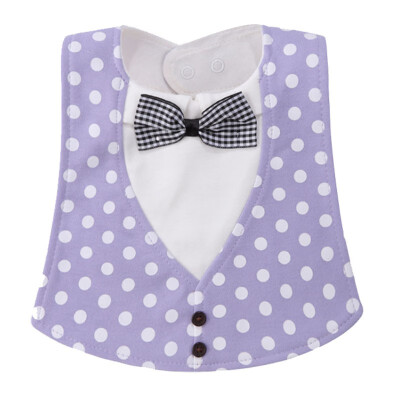 

Baby bibs burp Gentleman Infant Waterproof bib Saliva Towel Cotton Fit 0-3 Years Old Bebe Feeding Babies Cloths