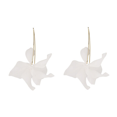 

2019 Ins Bohemia Leaf Acrylic Plant Dangle Drop Earrings for Women Party Jewelry Gift ZA Pearl boucle doreille femme