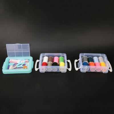

Greensen Portable Outdoor Travel Home Sewing Kit Measure Scissor Thread Needle Set with Storage Box