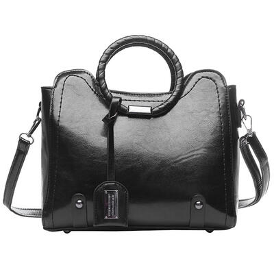 

Women Vintage Shoulder Crossbody Handbag Oil Leather Cowhide Daily Totes