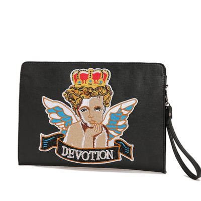 

2019 fashion mens&womens handbags personalized animal pattern color clutch bag clutch bag envelope bag