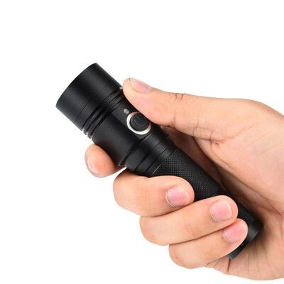 

Saidsome 12000lm XML T6 LED Zoom Flashlight 18650 Torch USB Rechargeable Lamp Light Set flashlight lamp