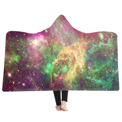 

Toponeto Cartoon 3D Plush Hooded Warm Blanket Dressing Blankets Hooded Blanket