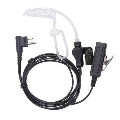 

2Pin Covert Acoustic Tube Earpiece Headset Mic for Motorola Two Way Radios