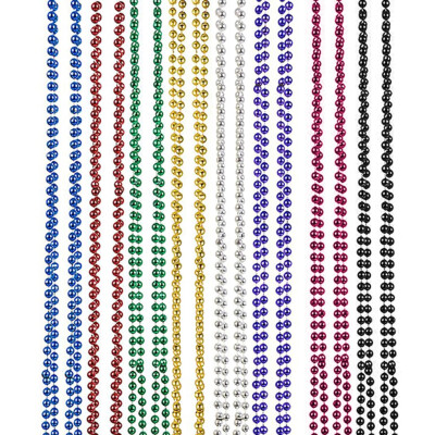 

Siaonvr 16PCS Mardi Gras Beads Necklaces Party Favors 8 Colors