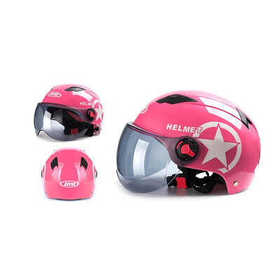 

Bike Motorcycle Half Face Helmet Sunscreen Ultraviolet-proof Protective Unisex Protective Gears Motorcycle Accessories
