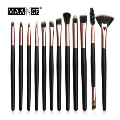 

Toponeto 12 Pcs Makeup Eye Shadow Brush Highlighter Brush Makeup Brush Set