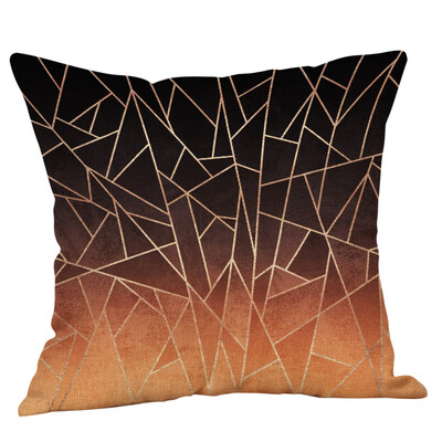 

〖Follure〗Geometric Printed Cotton Linen Throw Pillow Cases Sofa Cushion Cover Home Decor