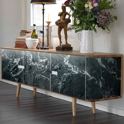 

Toponeto Cupboard Adhesive Tile Art metope Wall Decal Sticker DIY Kitchen Bathroom Decor