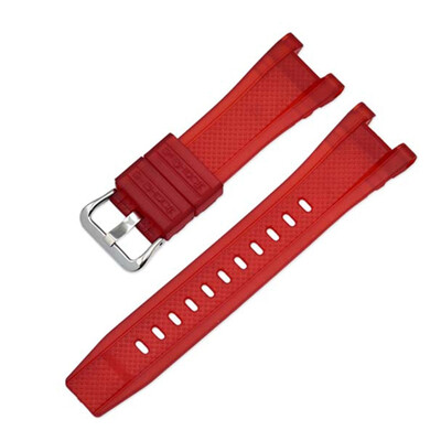

Resin Strap Mens Pin Buckle Watch Accessories Casio Bracelet Sports Waterproof Belt For GST Series Models