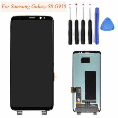 

For Samsung Galaxy S8 LCD Display Touch Screen Digitizer Replacement Frame New